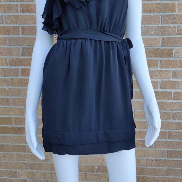 Black One Shoulder Dress by: Single Sz S - Picture 3 of 5